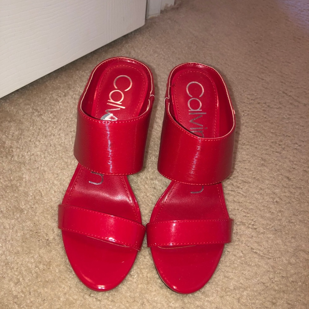 Red high heels